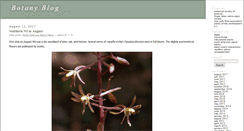 Desktop Screenshot of botany.thismia.com