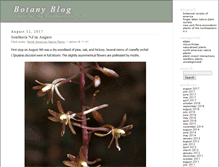 Tablet Screenshot of botany.thismia.com